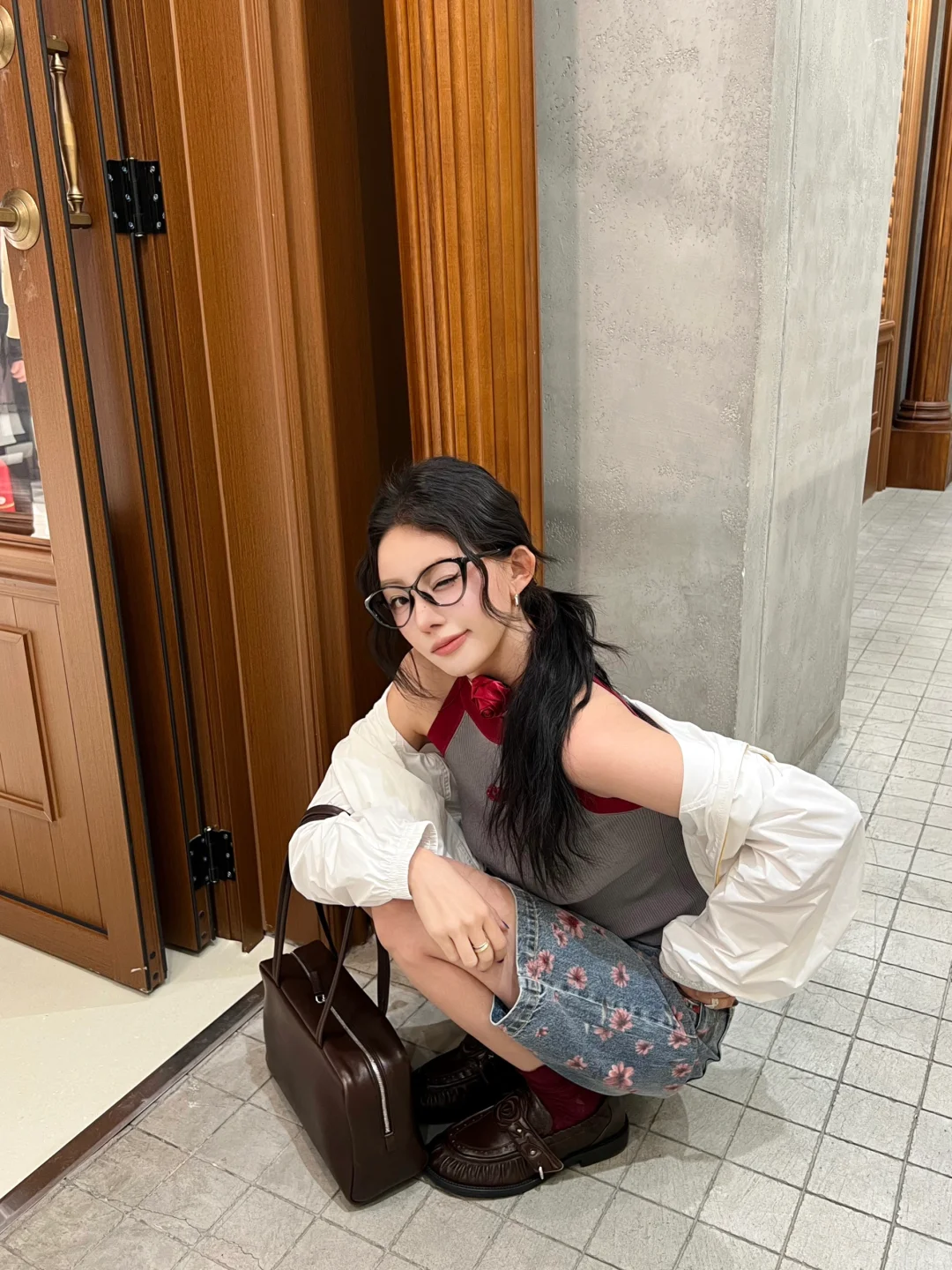 花花vibe 扁鞋花+花花袜+花花chocker