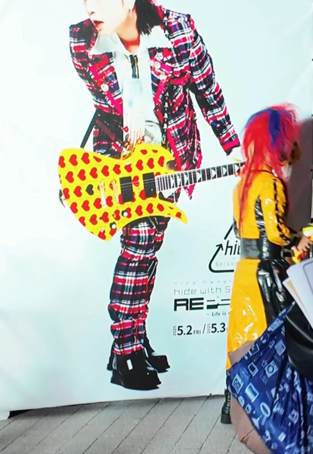 四舍五入也跟hide & Yoshiki合过影了