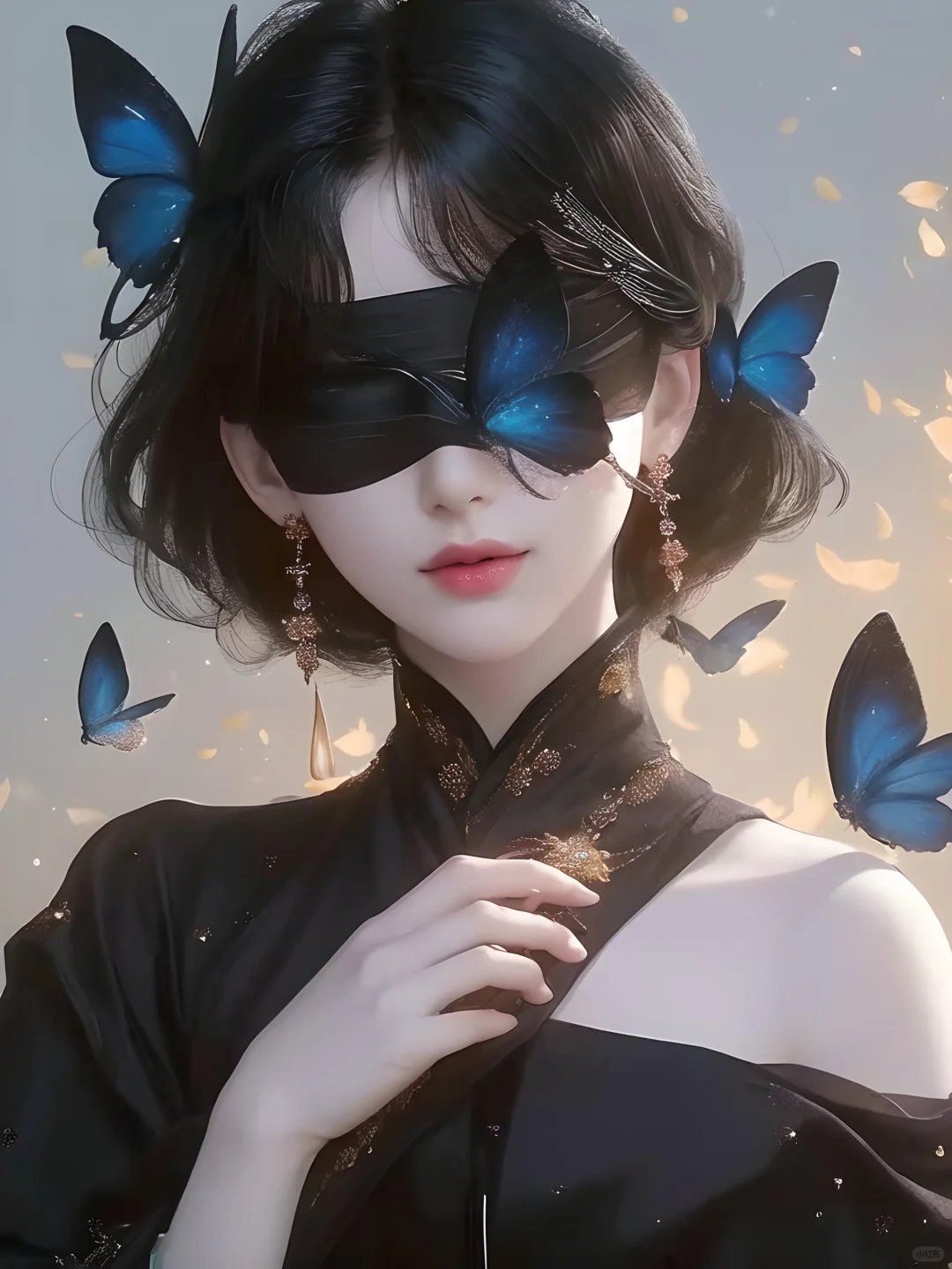 蒙眼蝶女神｜自由象征