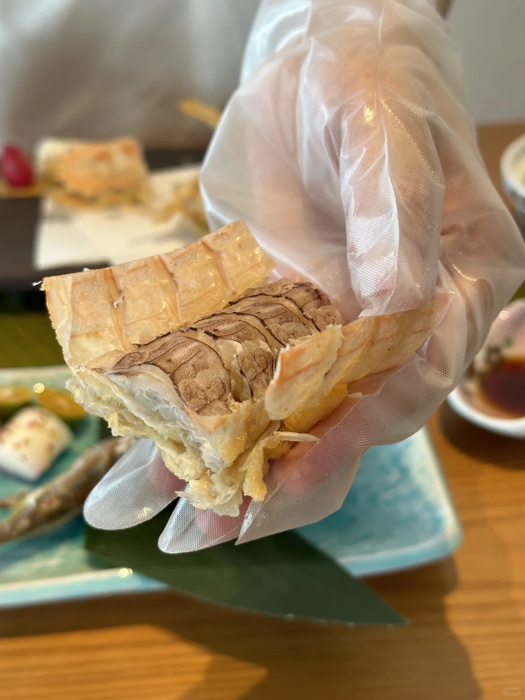 和朋友吃日料