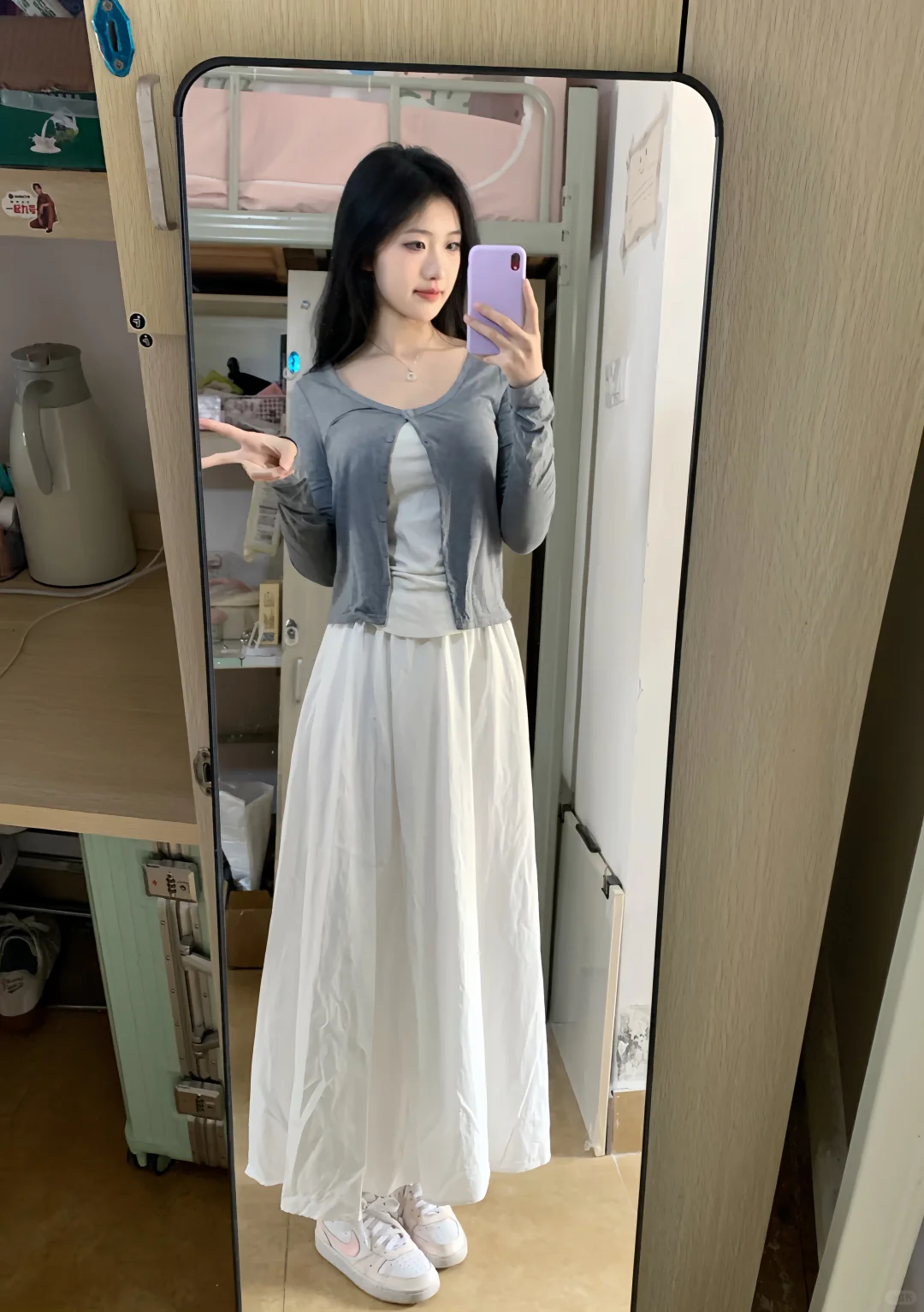 温柔风白月光穿搭