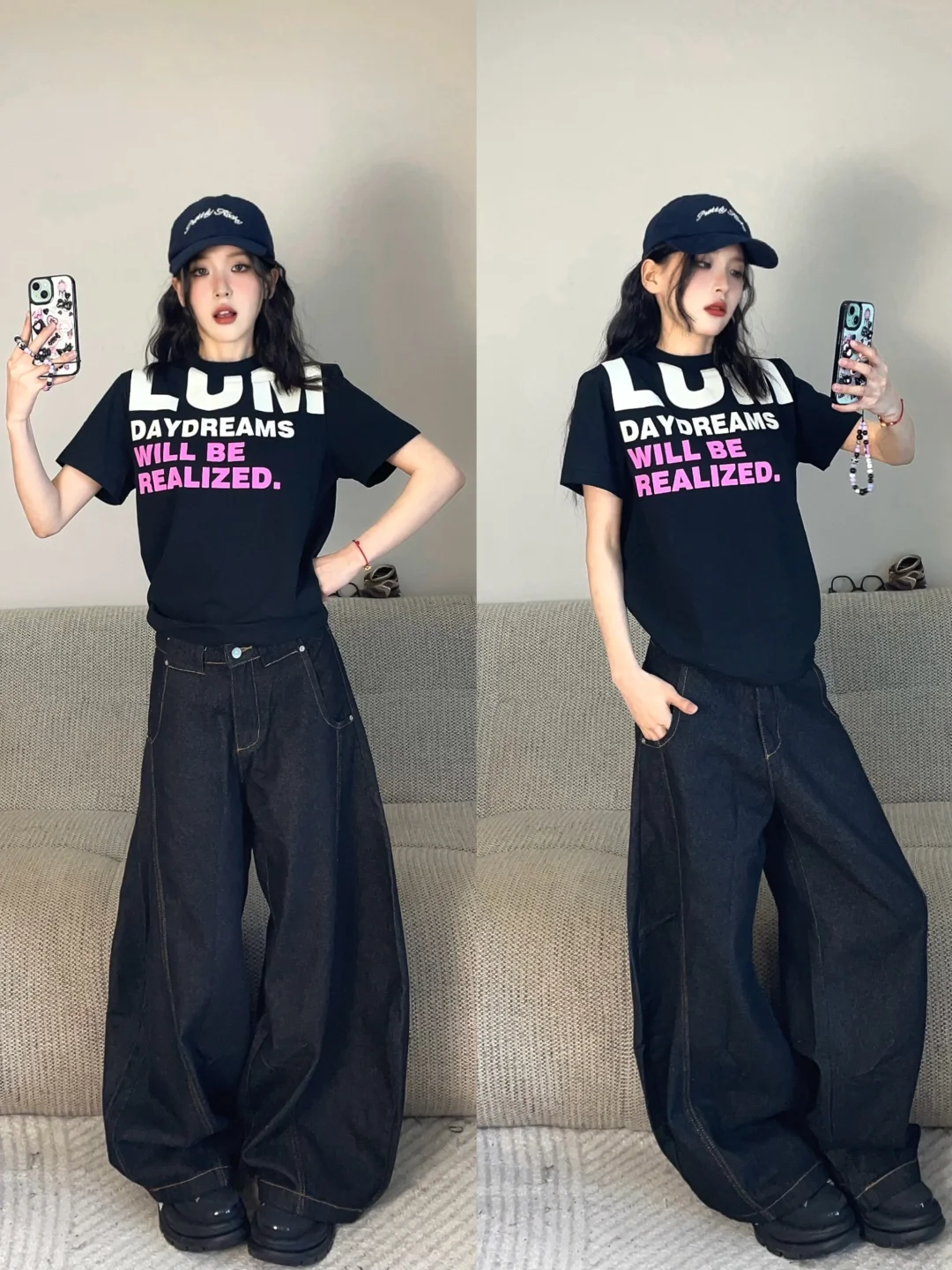 美式复古松弛感*夏天才是不费力穿搭的主场
