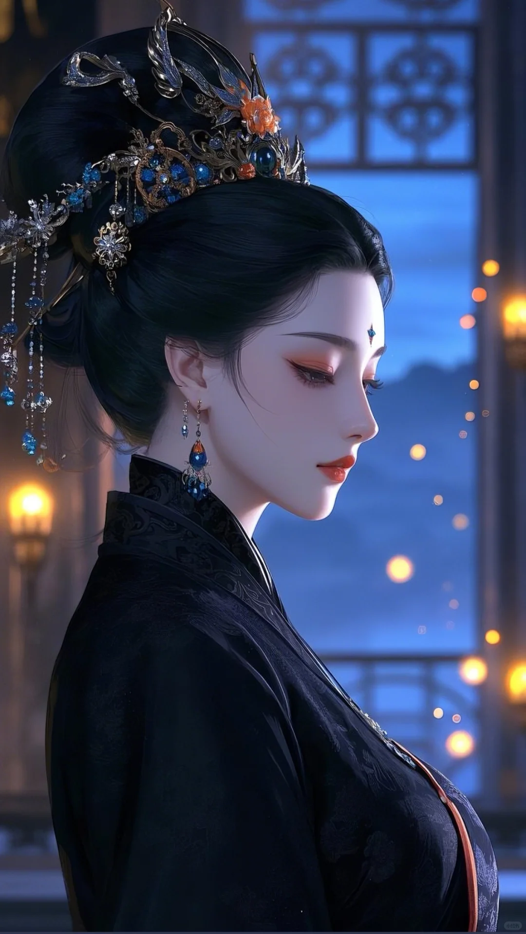 玄衣女子