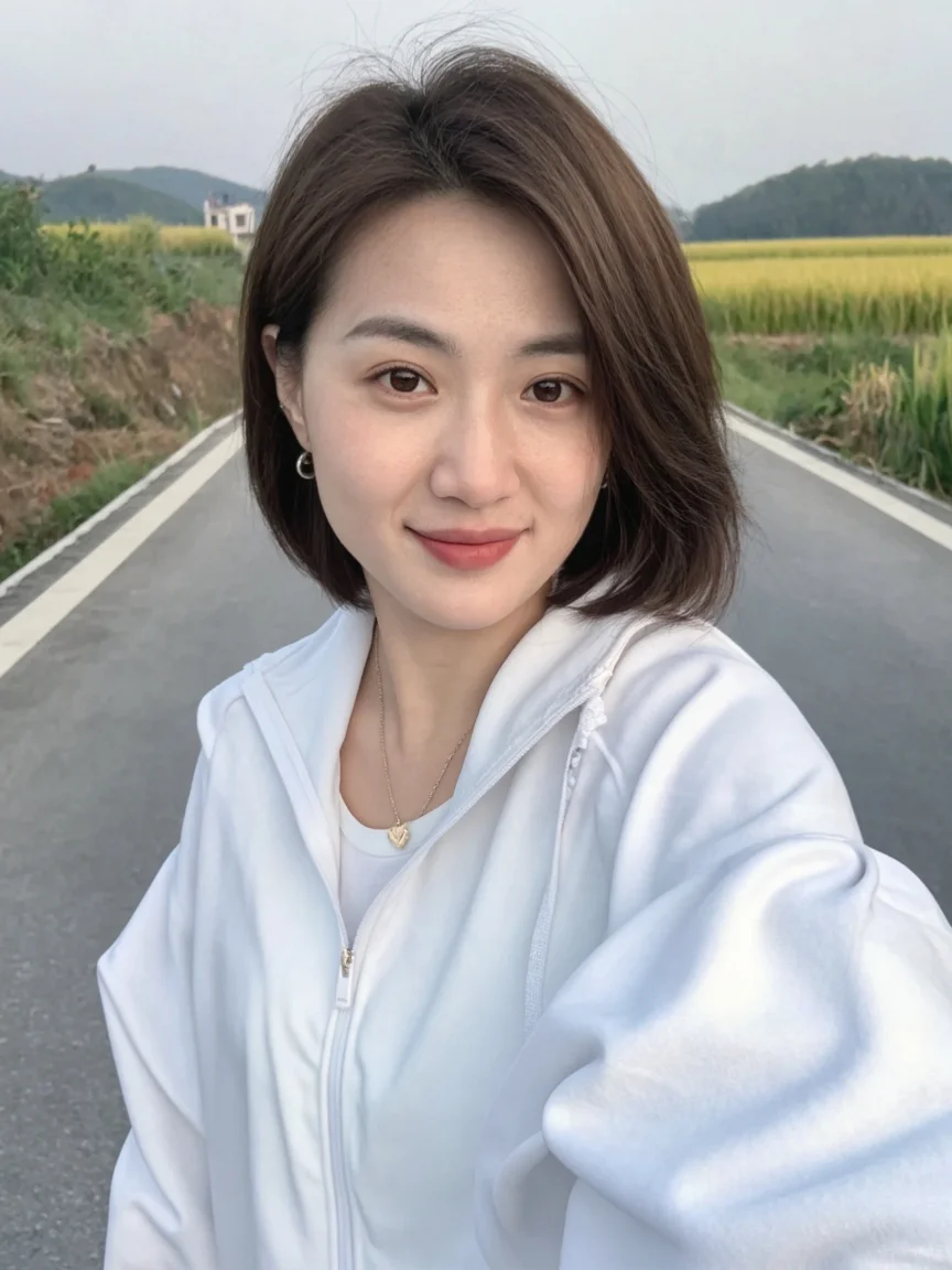 很喜欢在乡间小路走走，放松心情