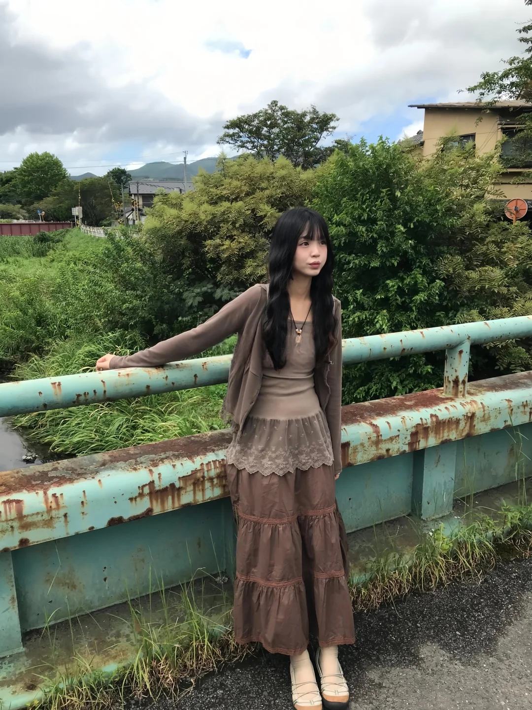 🇰🇷ins韩女穿搭｜森系复古叠穿