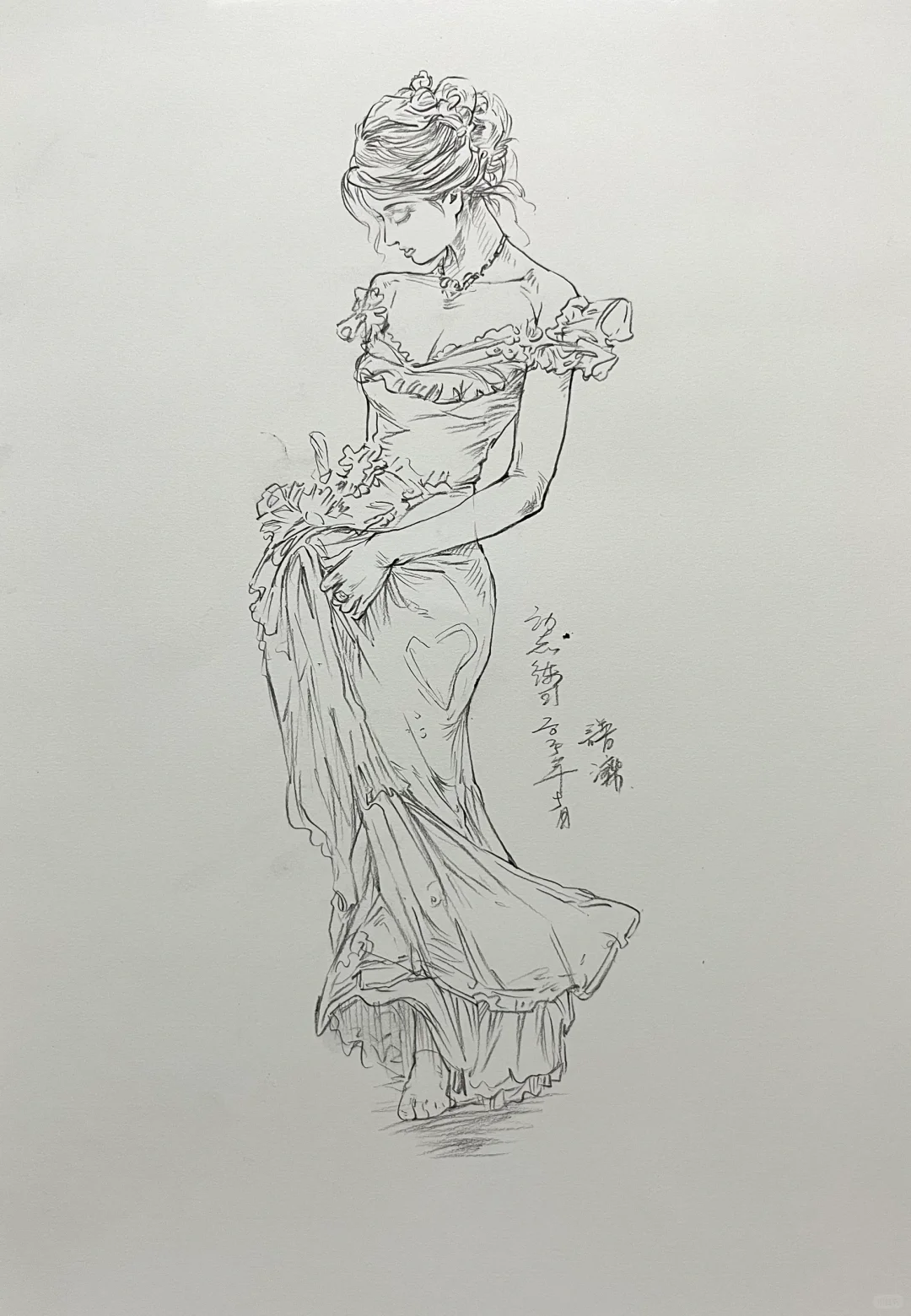 美女练习