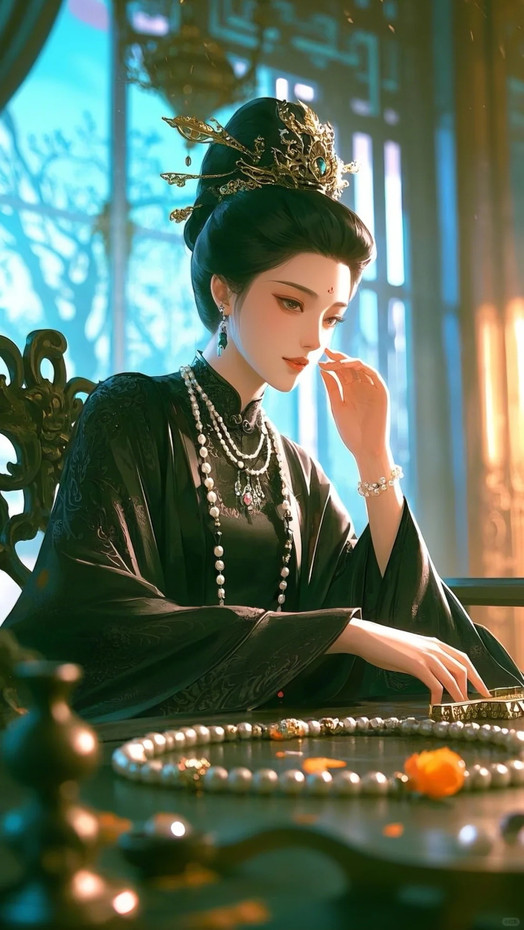 玄衣女子