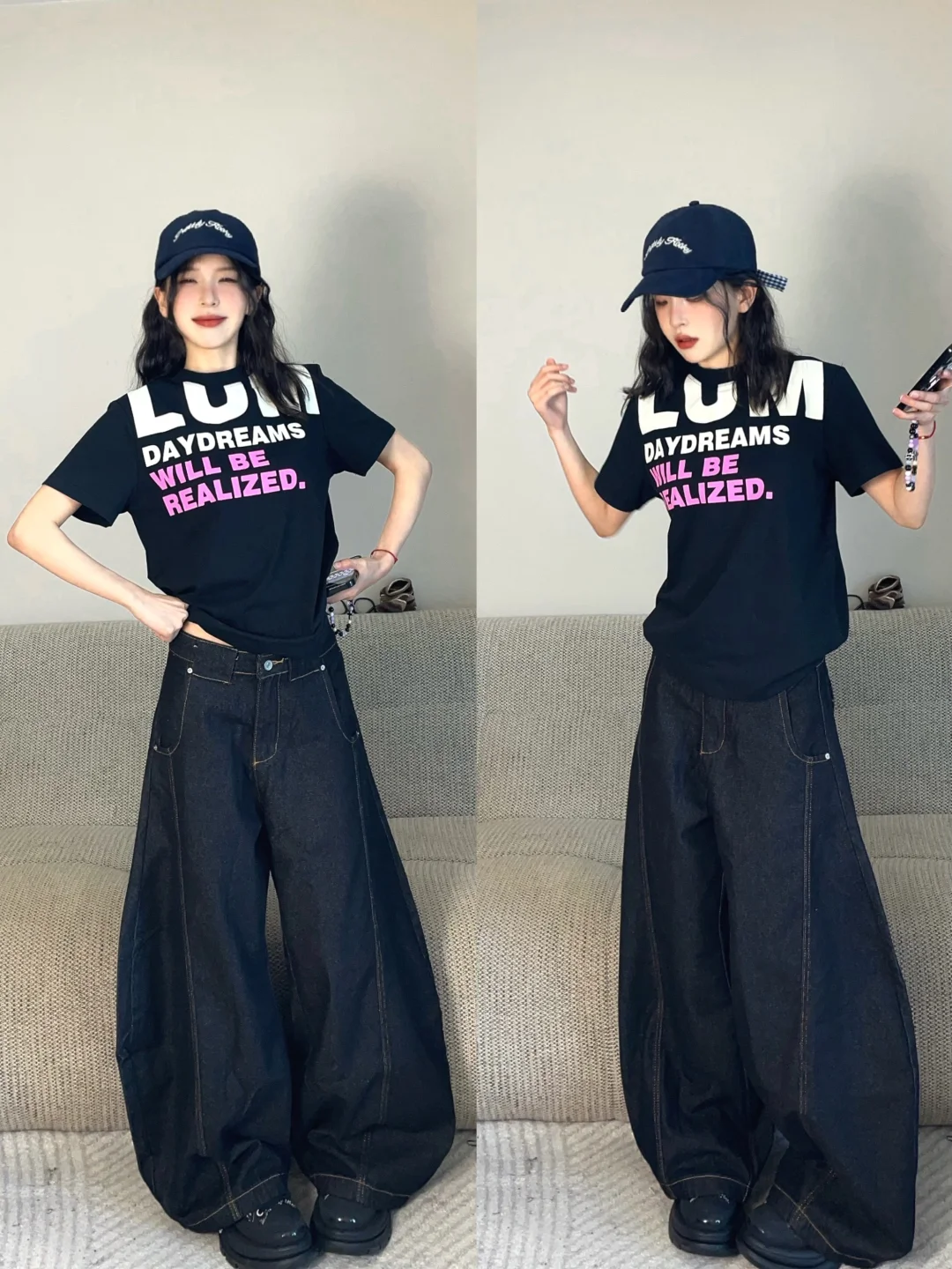 美式复古松弛感*夏天才是不费力穿搭的主场