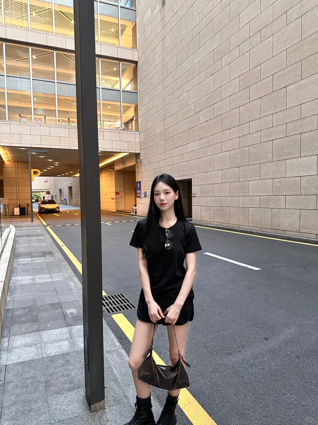 深圳模特｜停车场拍照妥妥氛围感