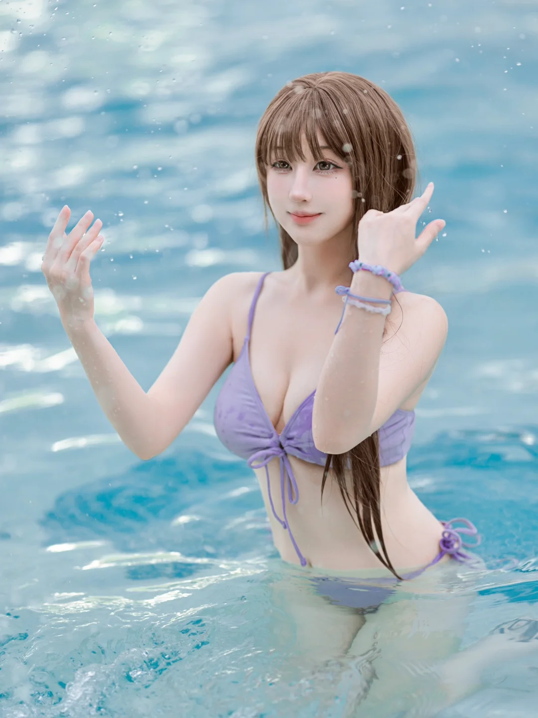 又去玩水啦🫧|夏天与比基尼更配！泳衣写真