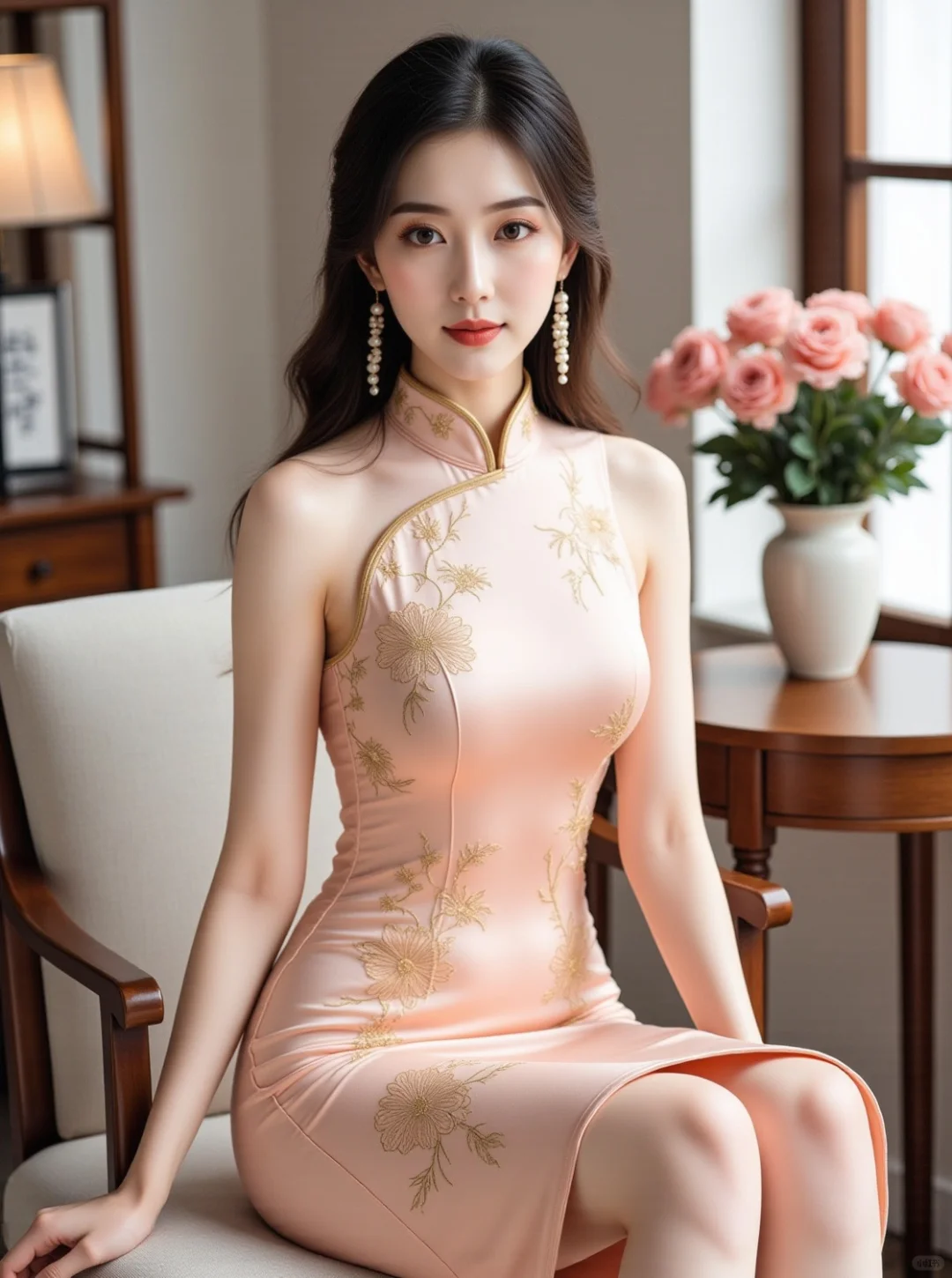 一袭东方韵致，温柔又鲜明。