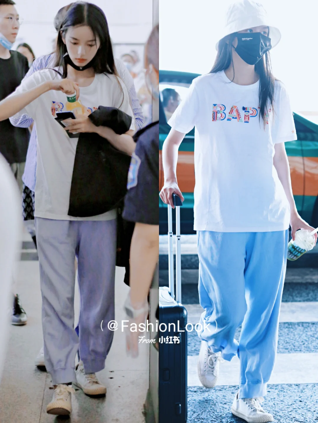 周也私服街拍合辑｜清纯灵动的漂亮女鹅