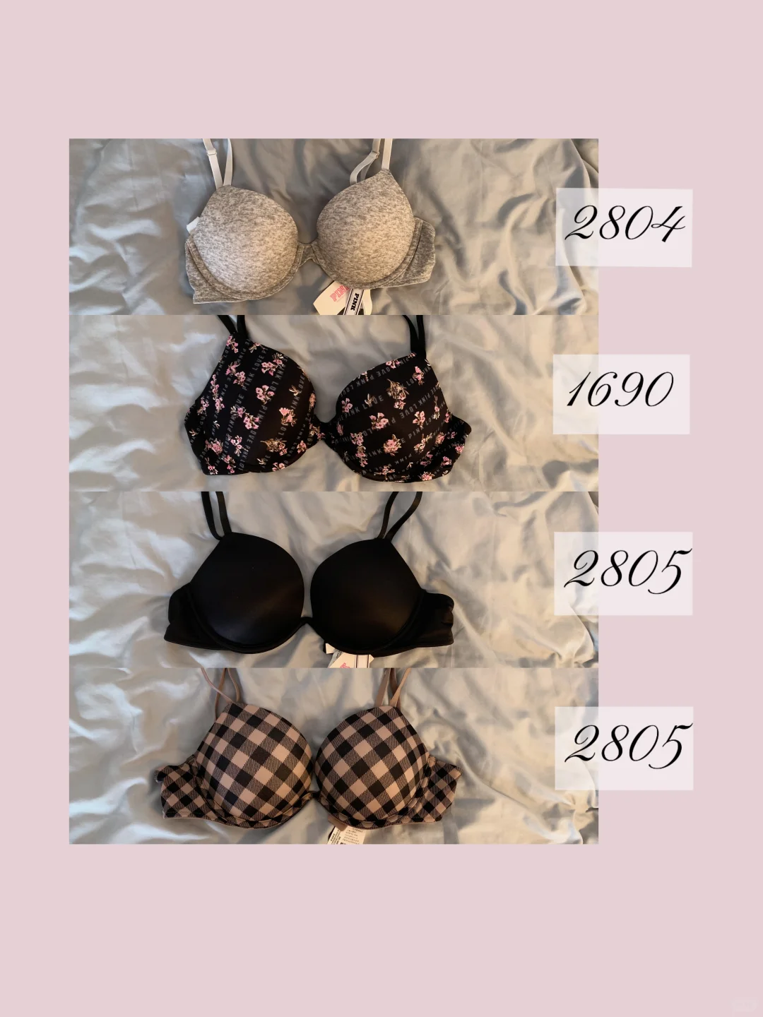 🐻‍❄️维密𝟐𝟖𝟎𝟓 𝟏𝟔𝟗𝟎 𝟐𝟖𝟎𝟒对比