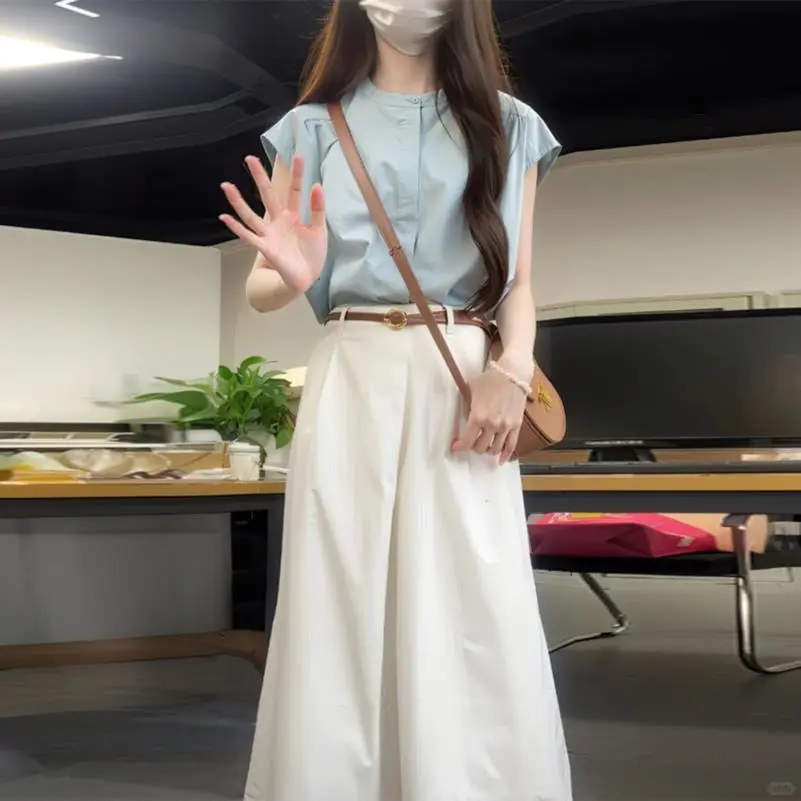 半身裙子套装女夏装搭配一整套时尚轻熟风盐