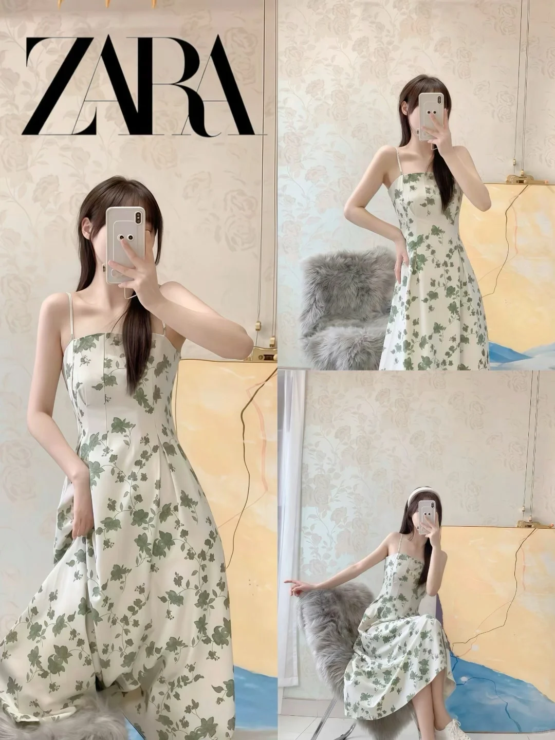 夏天怎么能缺少一件zara连衣裙！
