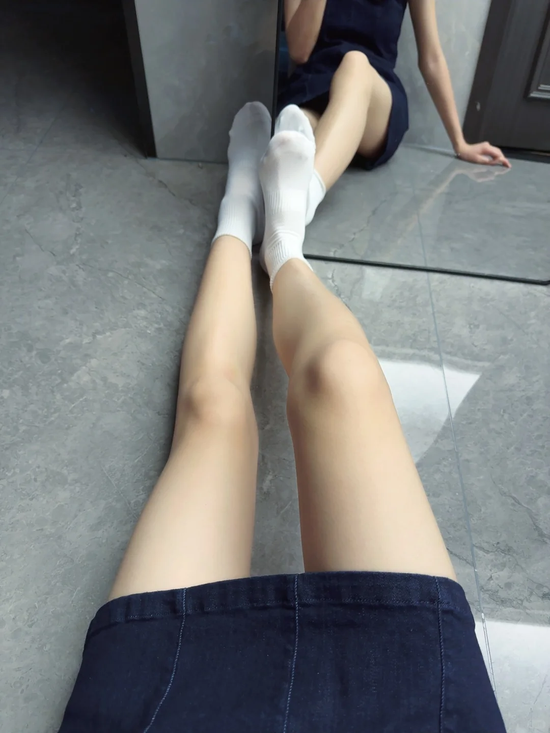 和腿合个照吧～