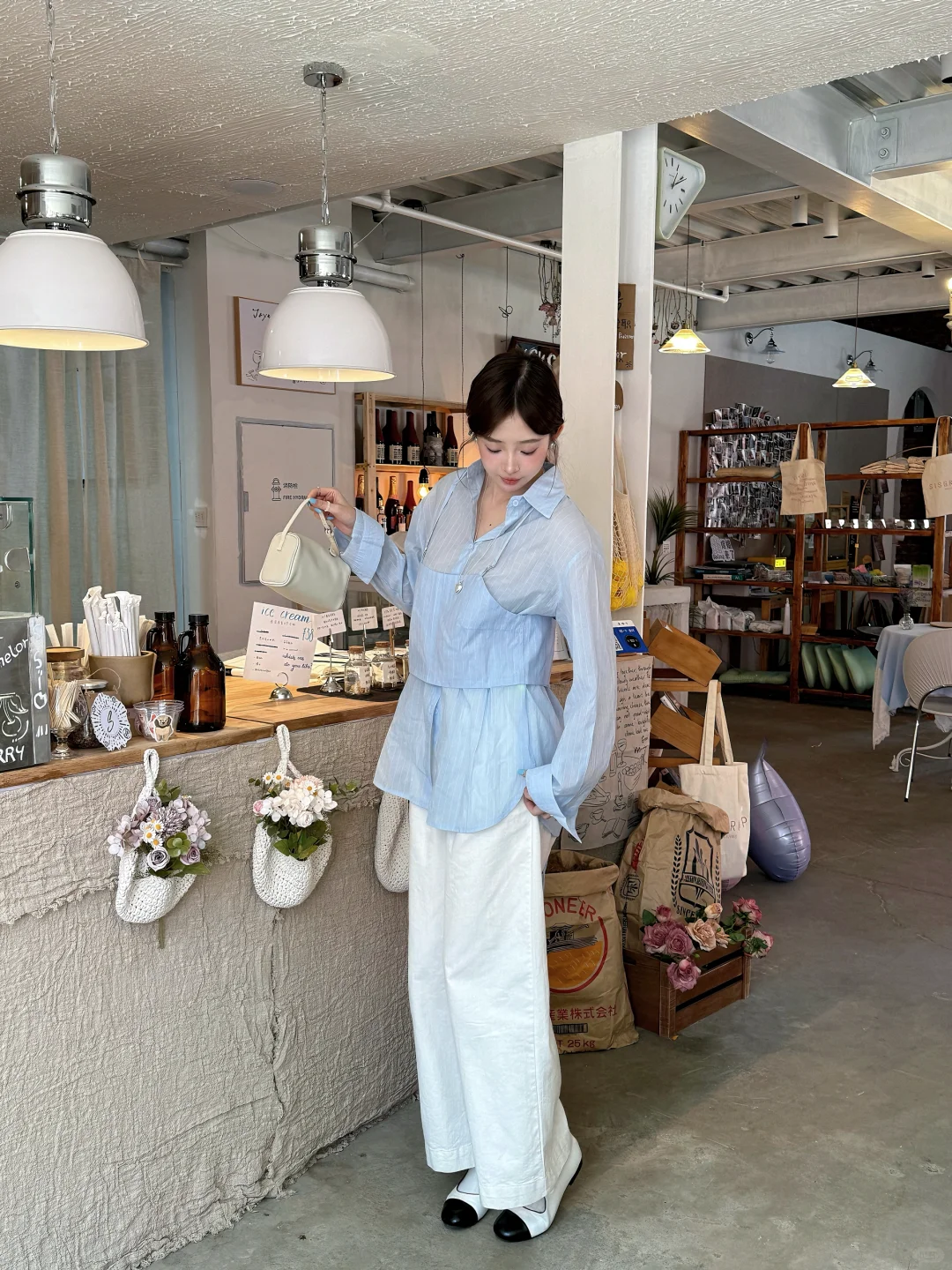 韩女穿搭公式、今天是韩系少女