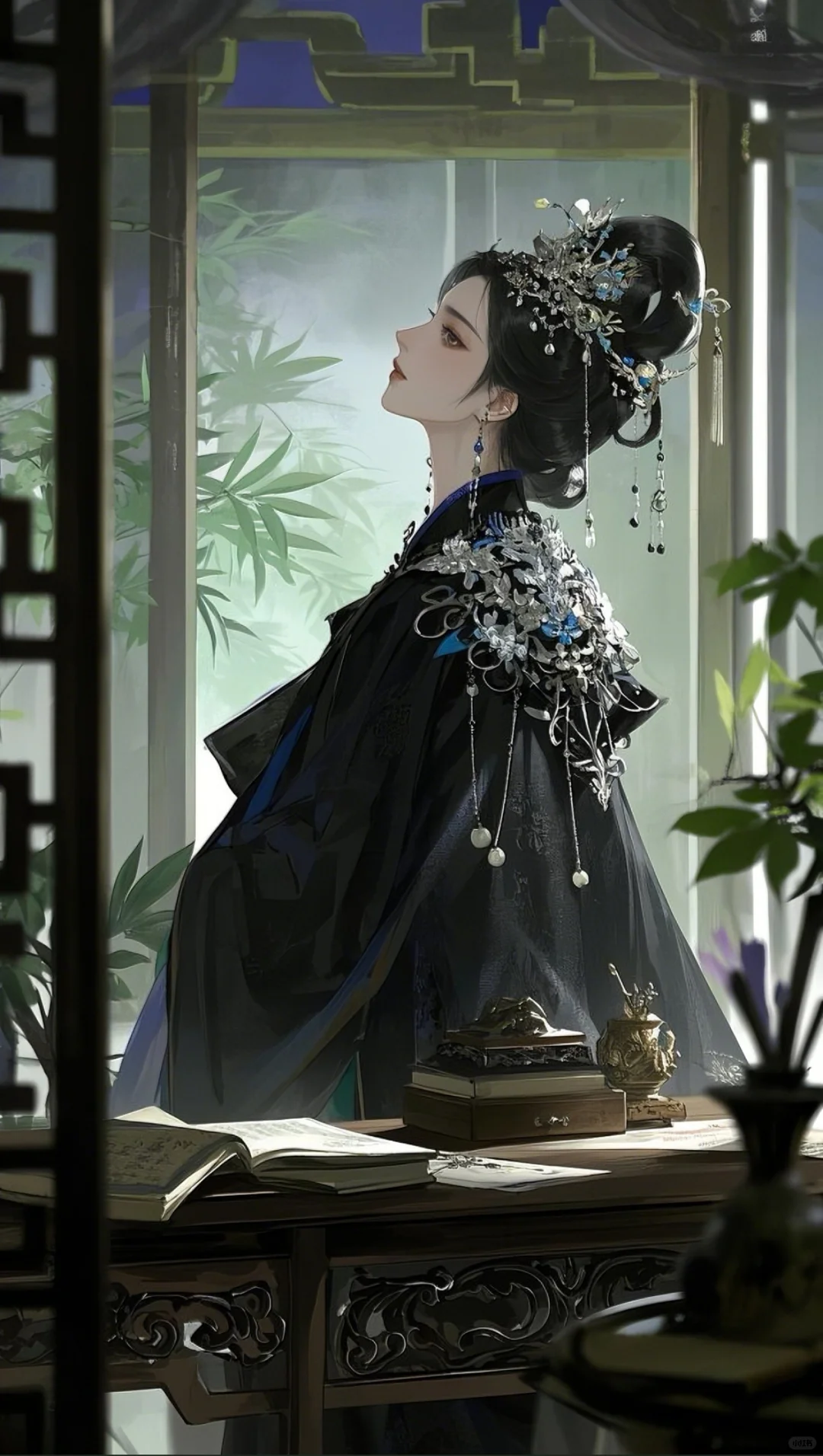 玄衣女子