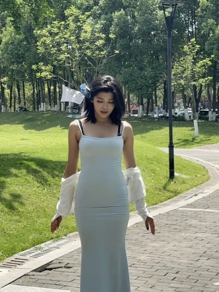 健身和包臀裙绝配