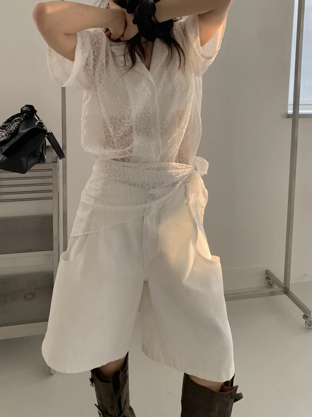 ONDA🩶 夏日感性蕾丝衬衫穿搭推荐 🌼