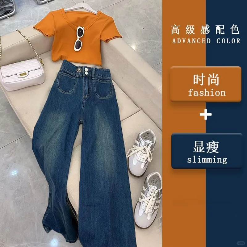 夏季御姐时尚气质套装女新款减龄短袖上衣服