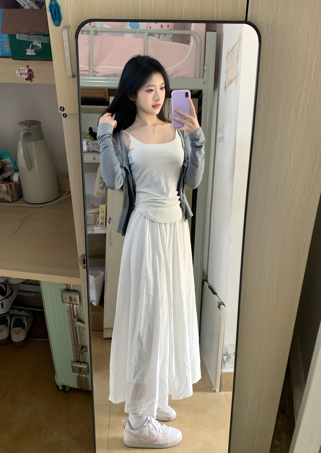 温柔风白月光穿搭