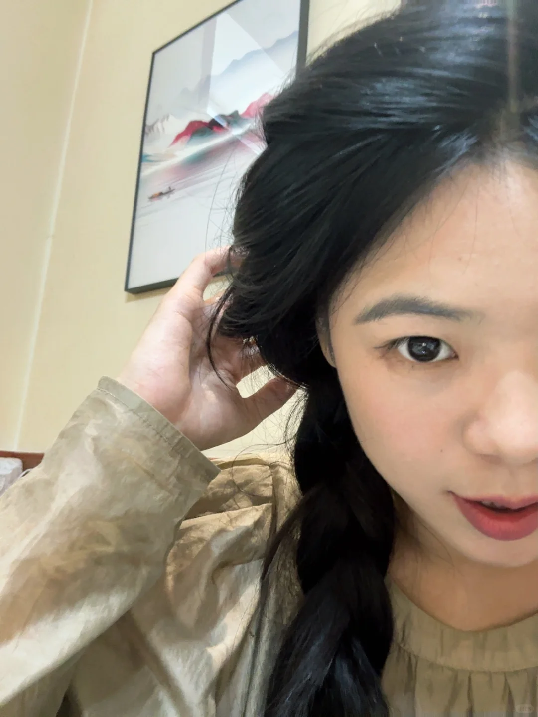 大清早被夸女神