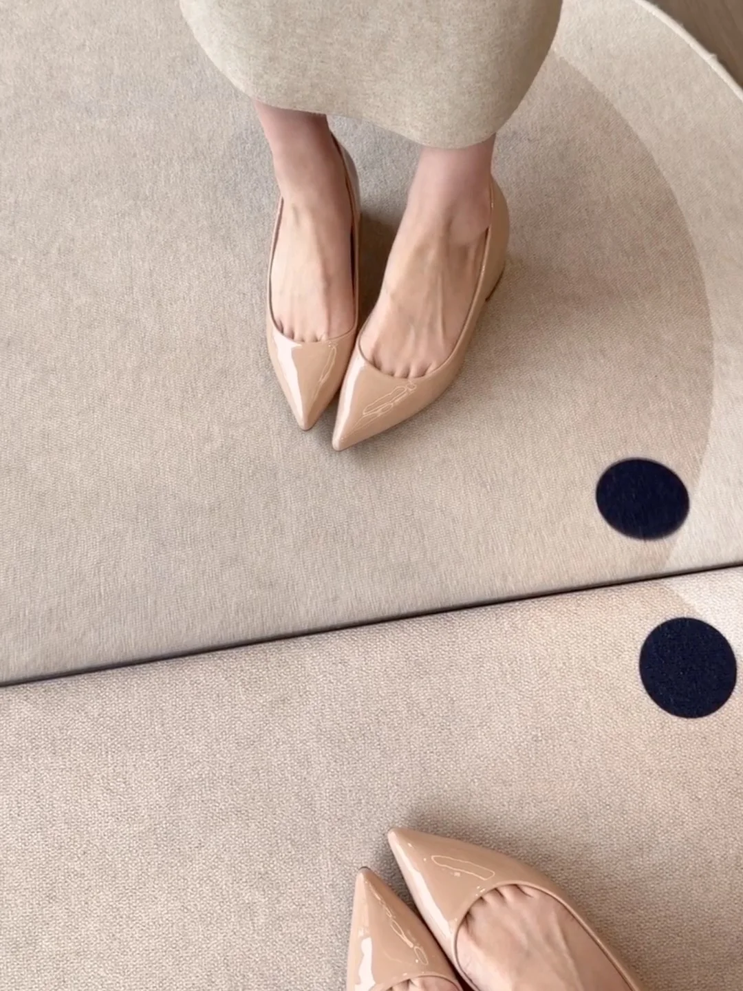 裸色高跟鞋👠仙女必备