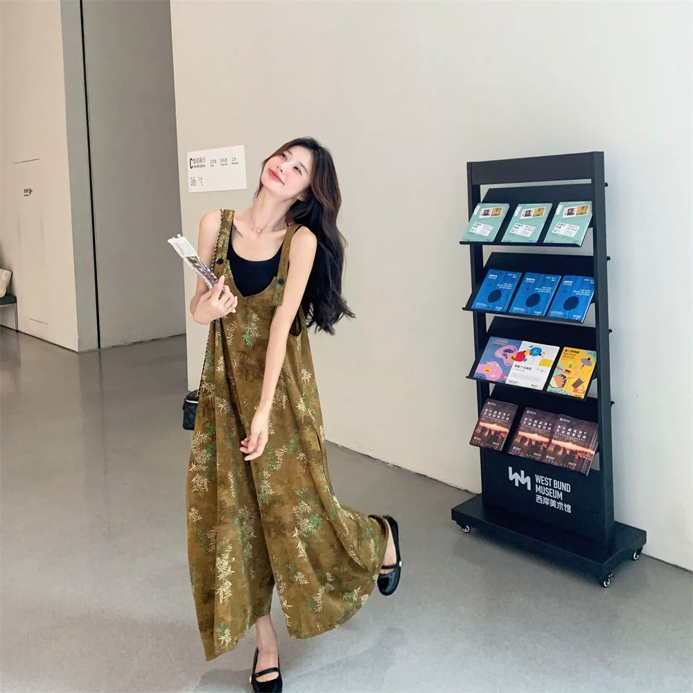 🌺夏季必备！显瘦碎花连体裤👗