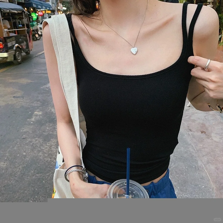 穿上秒变港风大美女额的吊带！