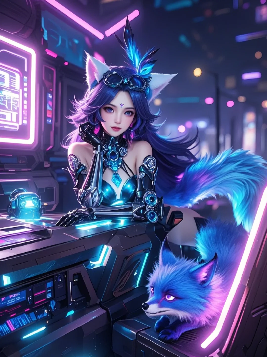 AI美学|赛博机械妲己能有多美艳