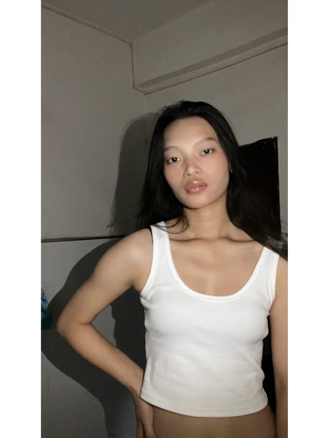 哇～她竟然有线条耶