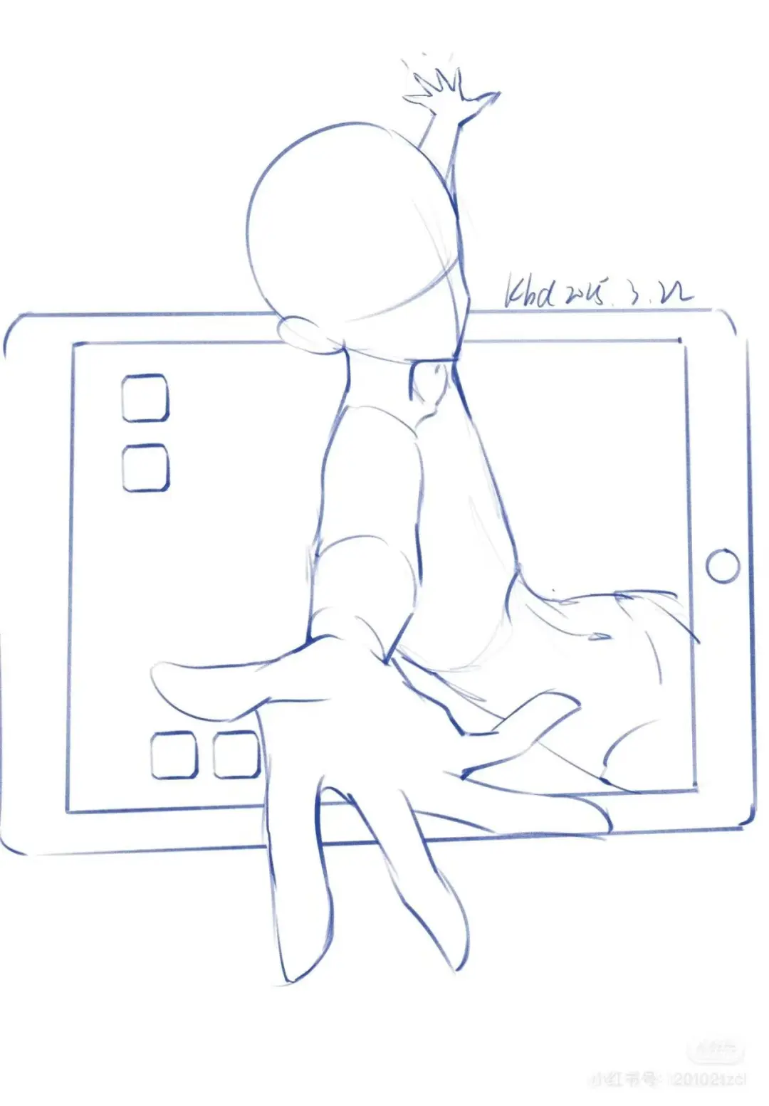 🎨iPad插画 | 水彩少女