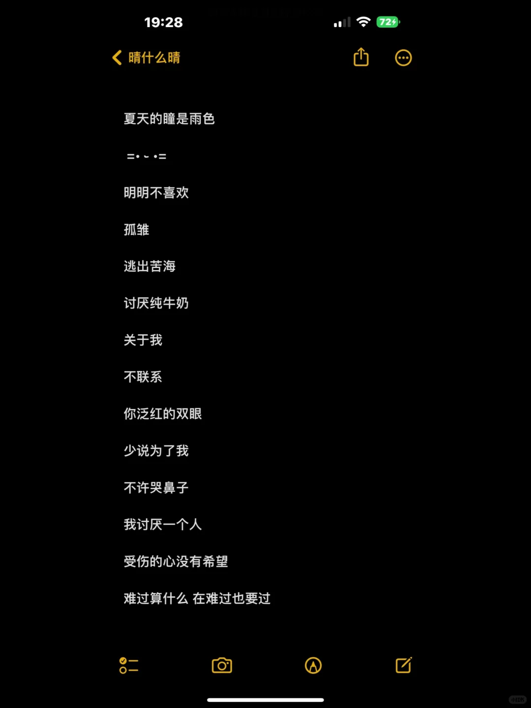 夏天的瞳是雨色