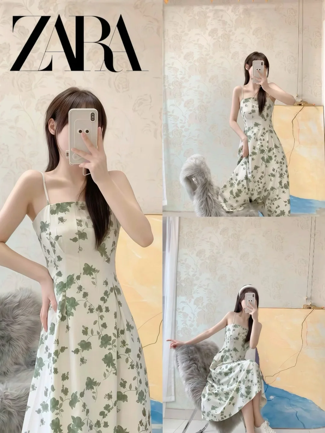 夏天怎么能缺少一件zara连衣裙！
