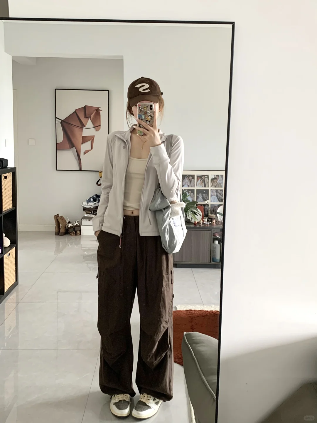 瑜伽服搭工装裤 我的健身搭子🏋️‍♀️