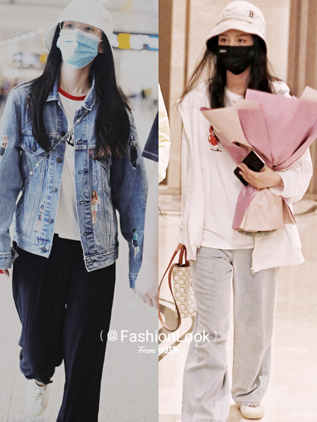 周也私服街拍合辑｜清纯灵动的漂亮女鹅