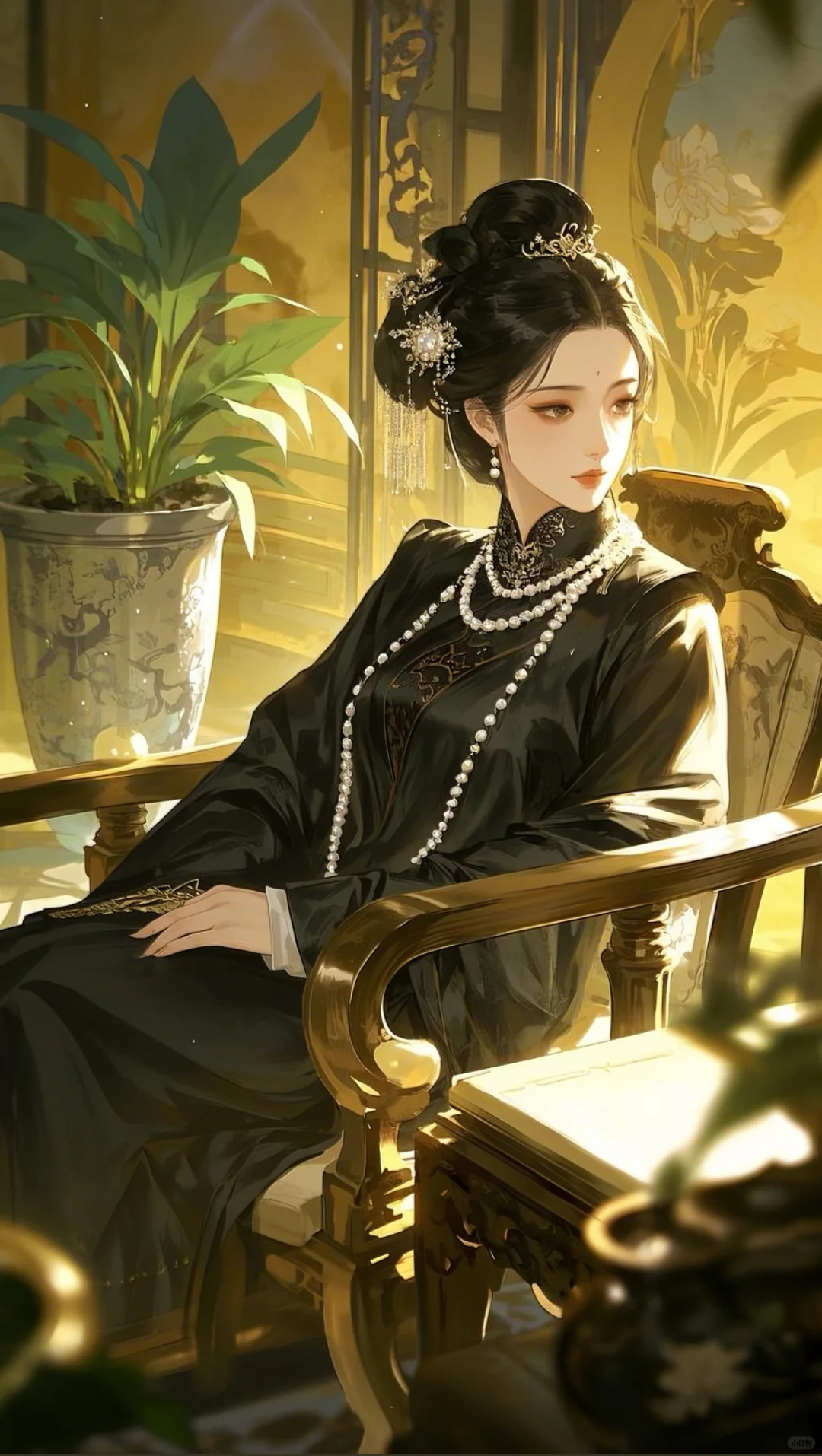 玄衣女子