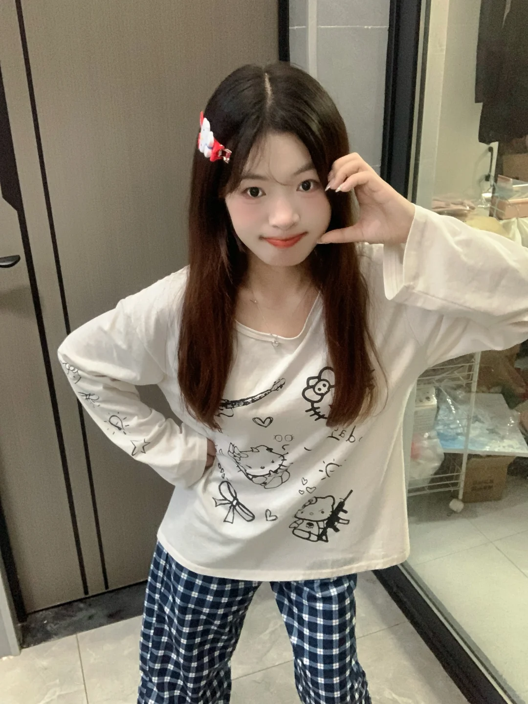 152/82穷鬼女大学生的休闲韩系穿搭来啦！
