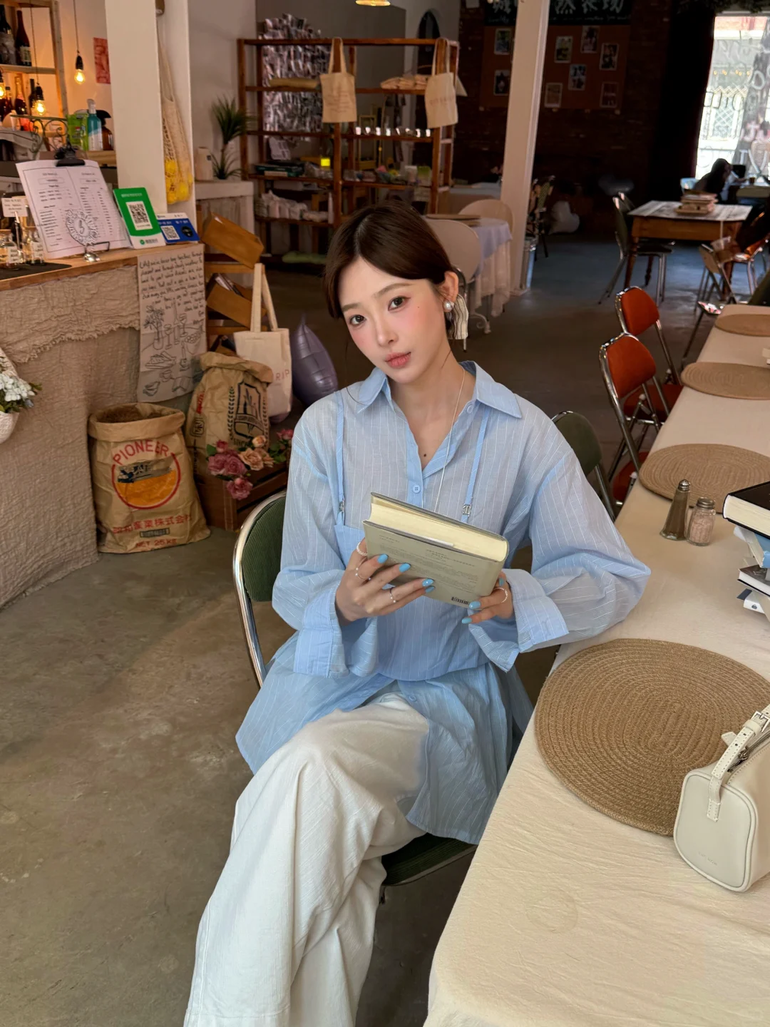 韩女穿搭公式、今天是韩系少女