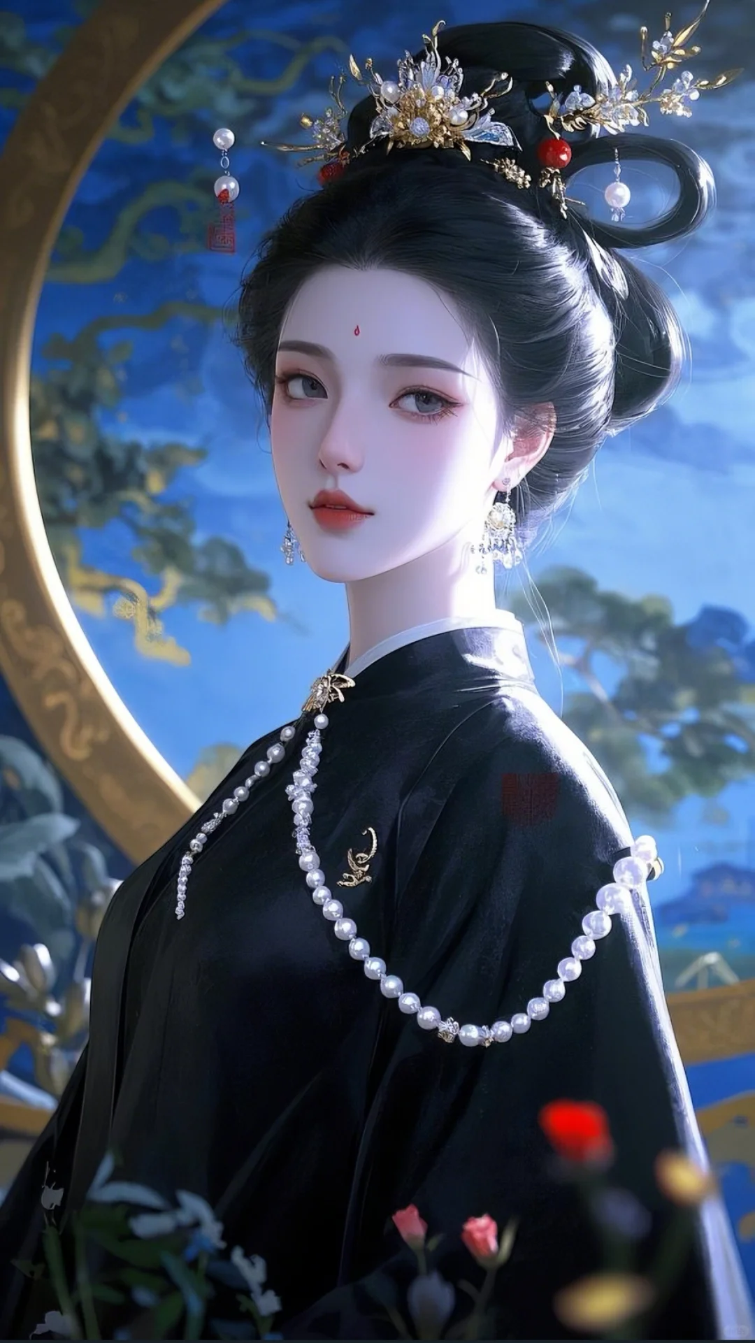 玄衣女子