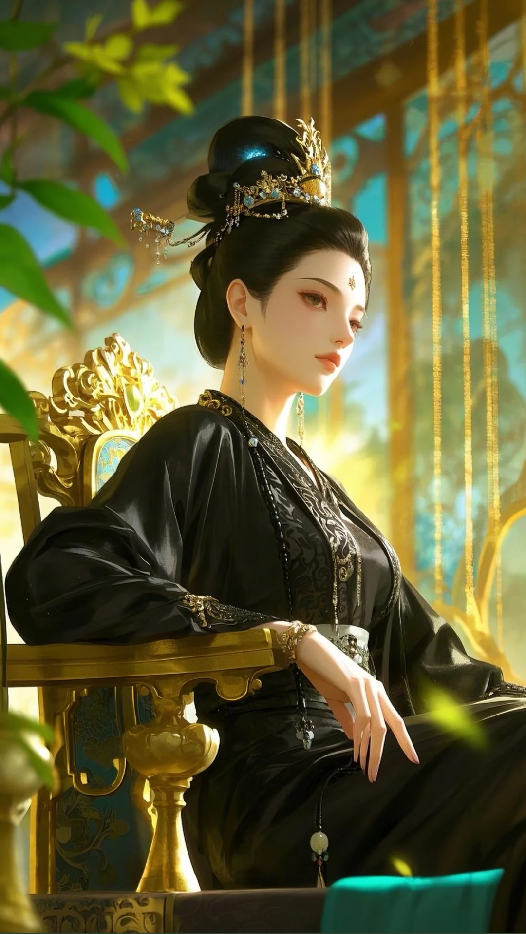 玄衣女子