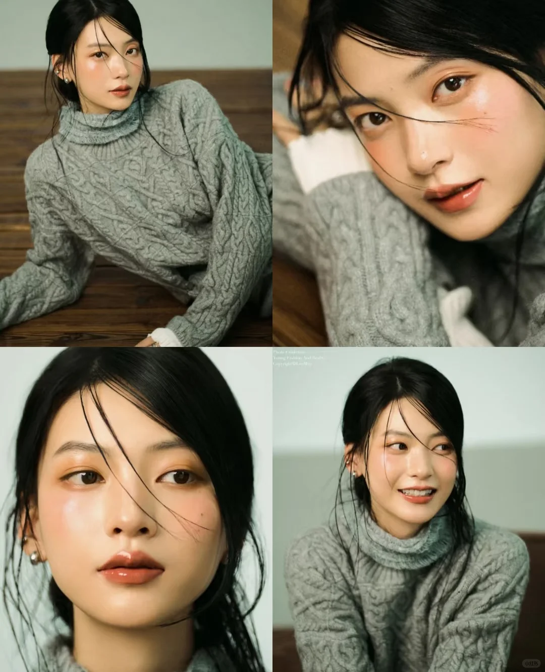 营造素人美女氛围感肖像艺术照