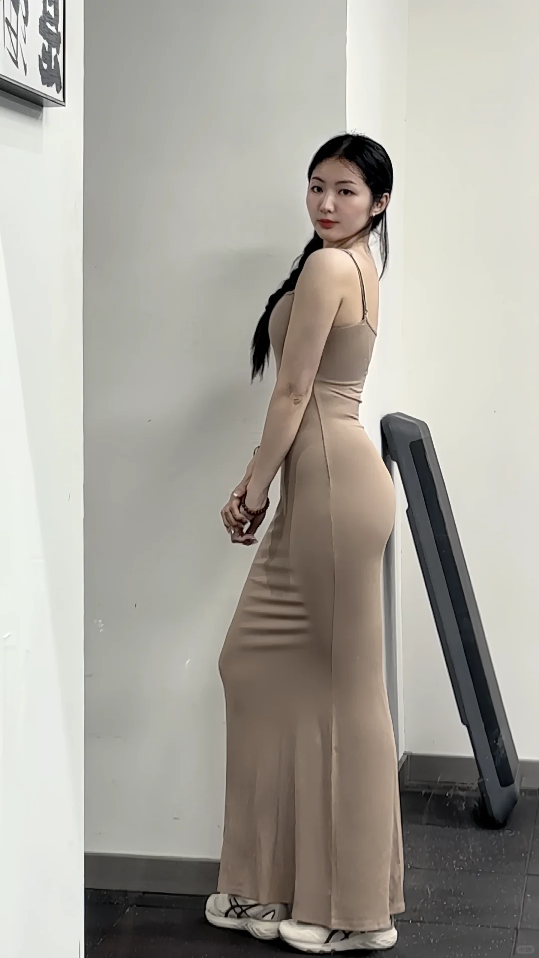 健身就为穿包臀裙！！👗
