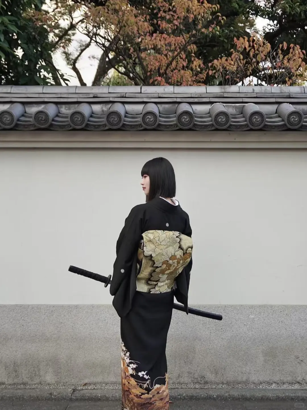 这个和服真的美到心坎里了🖤
