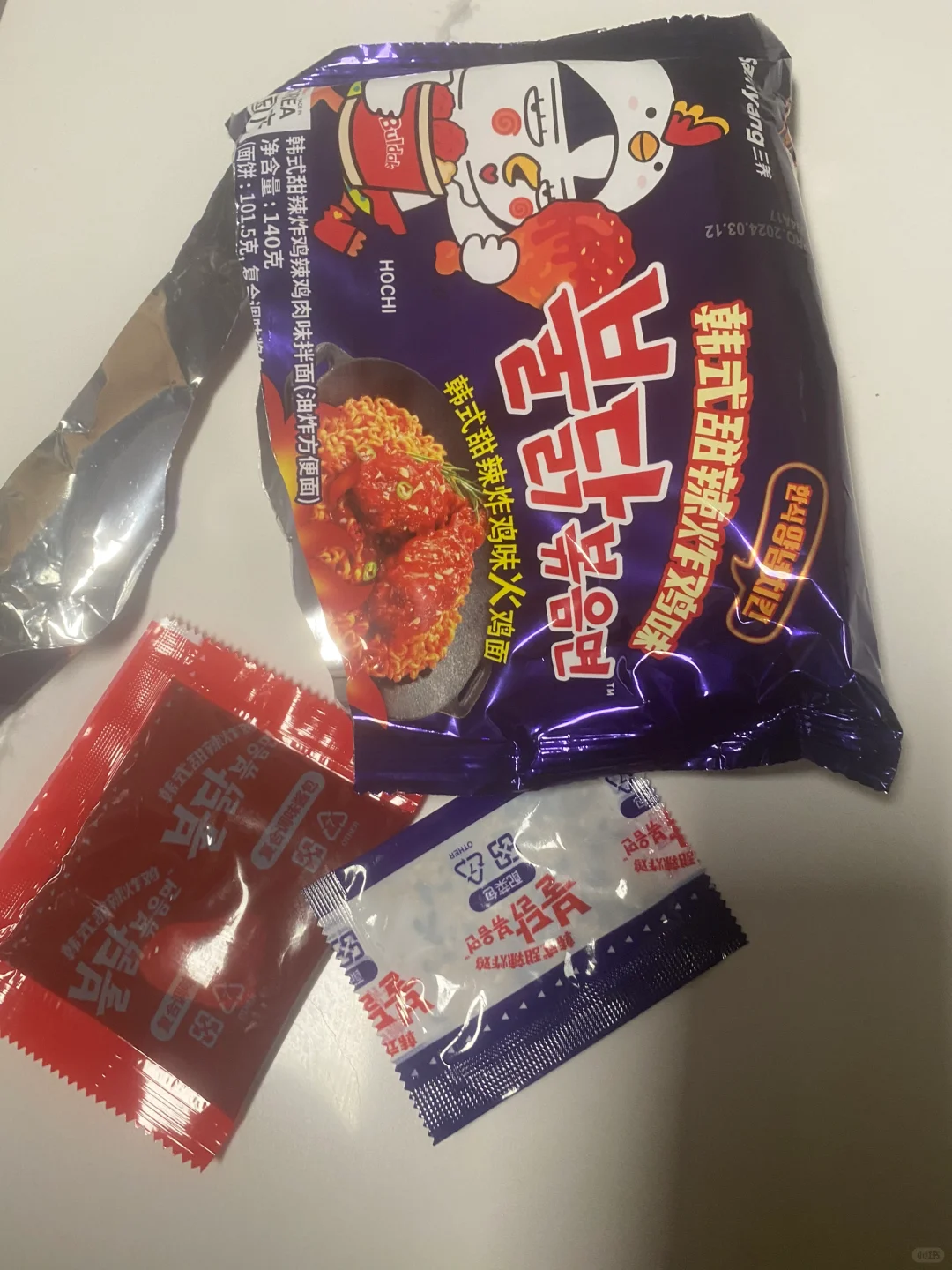 甜辣炸鸡火鸡面