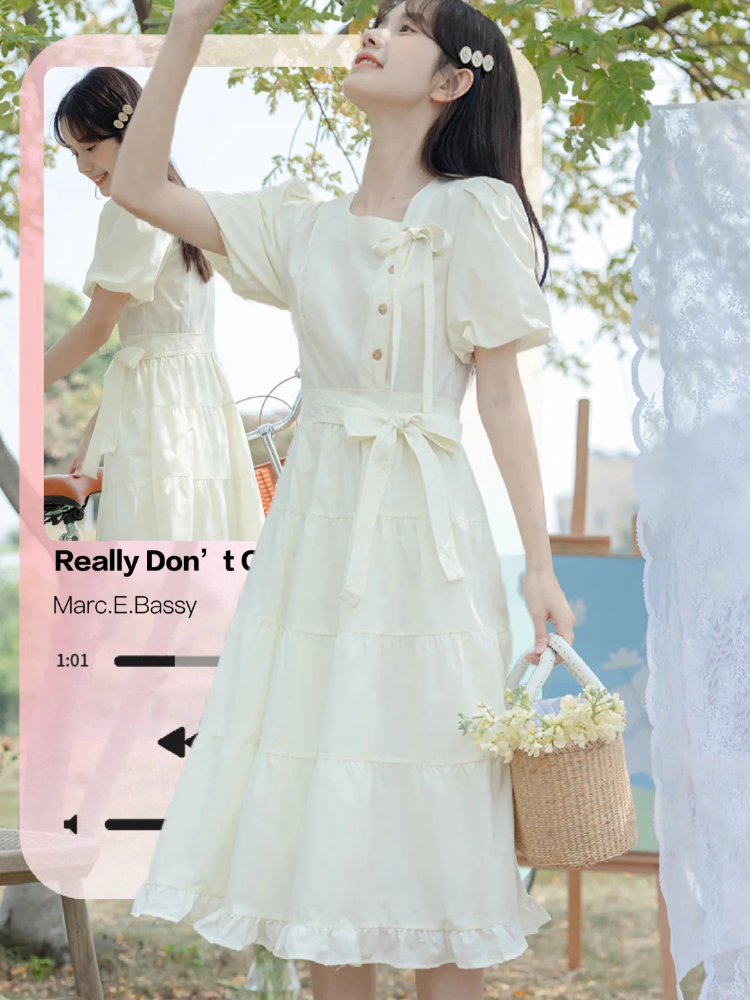 森系连衣裙👗真的巨温柔❗️