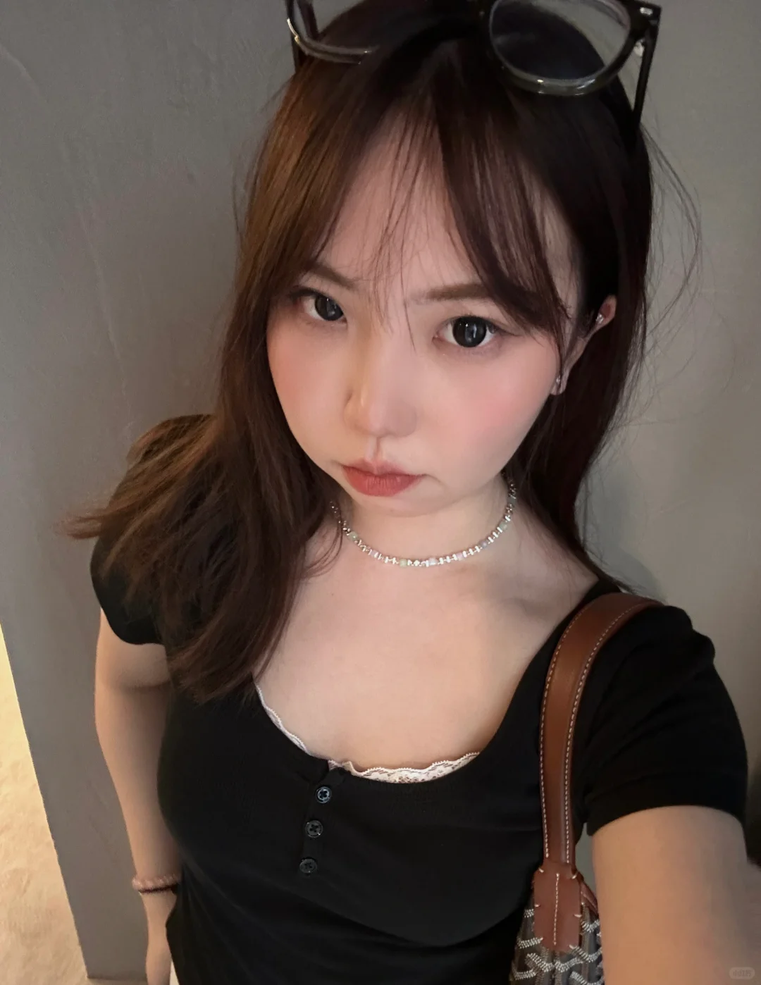 韩女出街咯