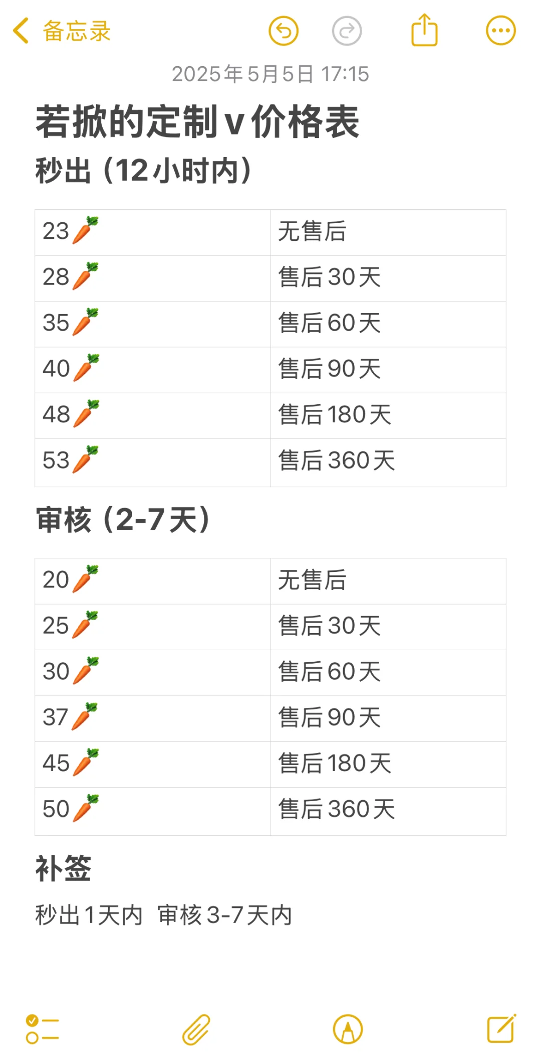 若掀开始卖定制v啦