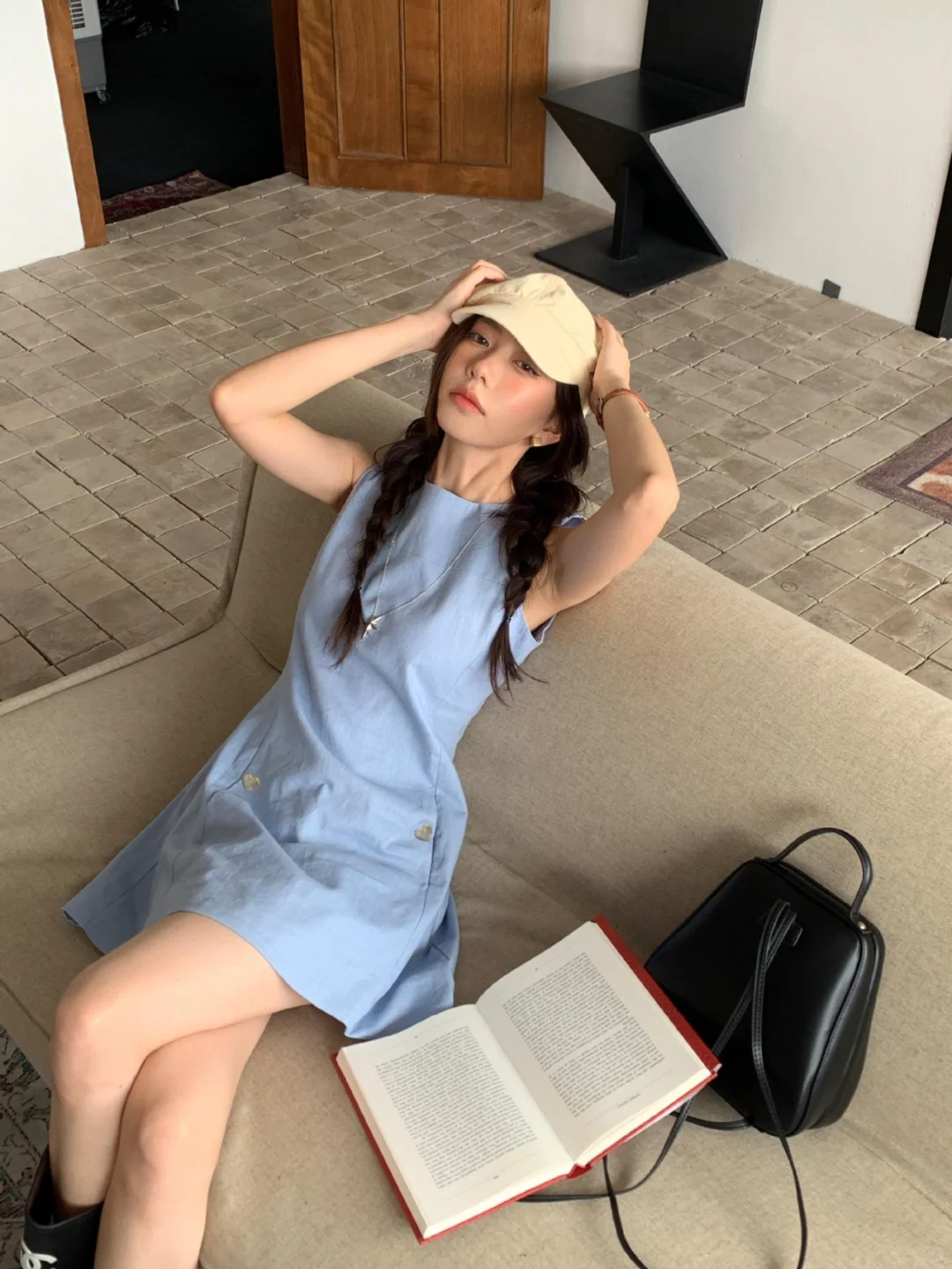 💙尺码齐全~夏日必备！蓝色仙女裙👗
